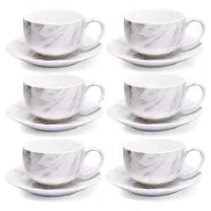 Marble Cup And Saucer