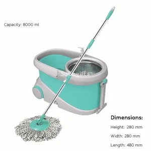 Prime Mop with Big Wheels and Stainless Steel Wringer