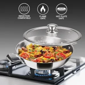 Triply Stainless Steel 4 Pc Induction Cookware Set