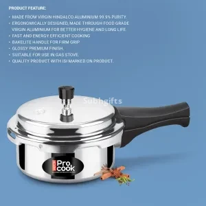 Pressure Cooker Outer Lid Aluminium Non Induction