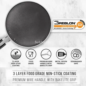 Flat Dosa Tawa Blackpearl